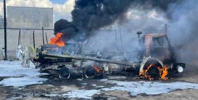 У військовій частині на Луганщині горіли бензовози, постраждали троє солдат