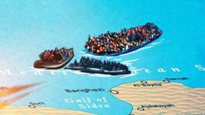 Более сотни мигрантов погибли в Средиземном море при опрокидывании лодки