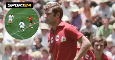 Легендарный гол советского футболиста Бышовца на ЧМ-1970. Ушел от двух бельгийцев и зарядил в девятку: видео