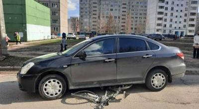 В Новоюжном районе сбили подростка на велосипеде