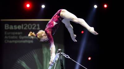 Российские гимнастки завоевали золото и серебро чемпионата Европы