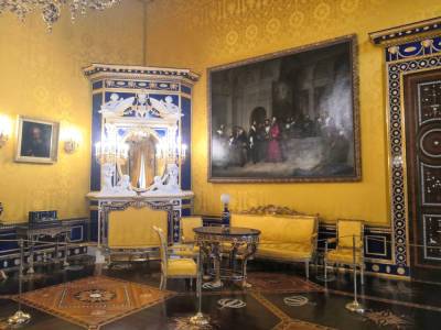 В Царском Селе после реставрации открыли Лионский зал Екатерининского дворца