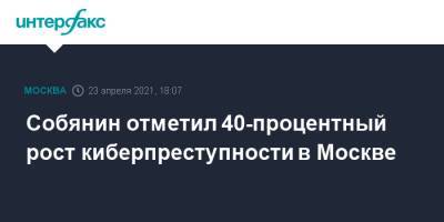 Собянин отметил 40-процентный рост киберпреступности в Москве