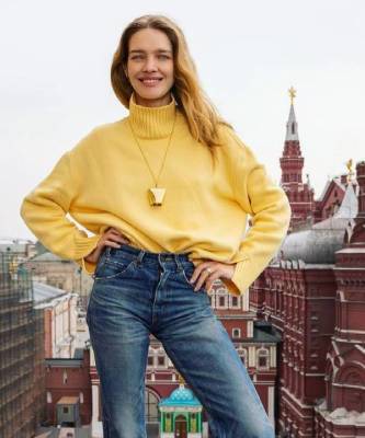 Этой весной нам всем нужны джинсы, как у Натальи Водяновой
