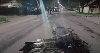 "К хорошим дорогам еще и мозги нужны": в Лисичанске произошло сокрушительное ДТП (видео)