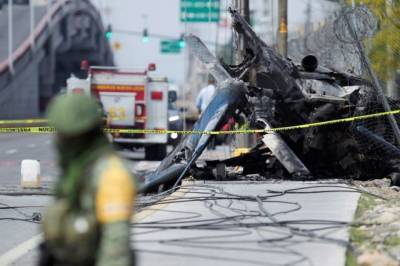 Погиб пилот при крушении вертолёта в Мексике