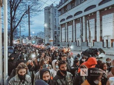 Число задержанных из-за несанкционированного митинга в Нижнем Новгороде возросло до 12