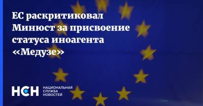 ЕС раскритиковал Минюст за присвоение статуса иноагента «Медузе»
