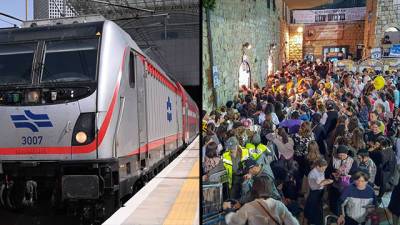 Поездов в конце недели нет, но не для всех: движение будет усилено в Лаг ба-омер