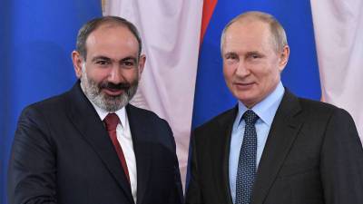Путин и Пашинян обсудили Нагорный Карабах в ходе переговоров