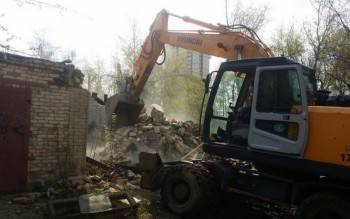В Вологде демонтировано почти 500 незаконных гаражей