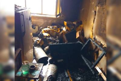 В Башкирии произошел пожар в многоэтажке, скончался мужчина