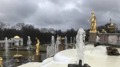 Петергоф открыл юбилейный летний сезон фонтанов