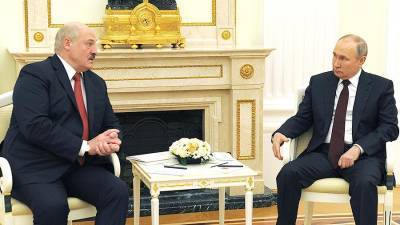 Лукашенко назвал темы переговоров с Путиным