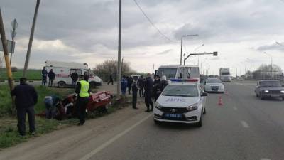 В аварии с микроавтобусом на Кубани погибли два человека