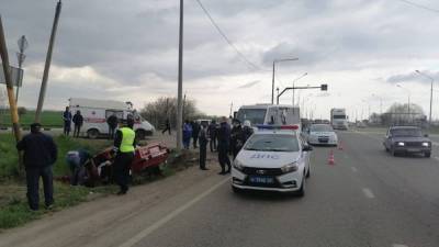 Два человека стали жертвами ДТП с участием микроавтобуса на Кубани