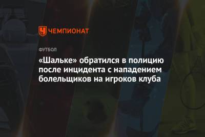 «Шальке» обратился в полицию после инцидента с нападением болельщиков на игроков клуба