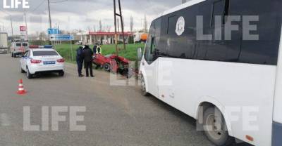 На Кубани два человека погибли и семь пострадали в ДТП с автобусом