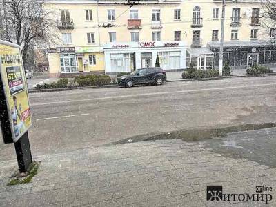 В конце апреля на севере Украины пошел снег: фото, видео