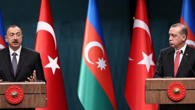 Эрдоган и Алиев провели телефонные переговоры