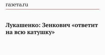 Лукашенко пригрозил организатору госпереворота ответом «на всю катушку»