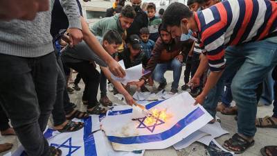 Акции в поддержку палестинцев в Иерусалиме прошли в городах сектора Газа