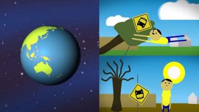 Последствия остановки вращения Земли показали на видео