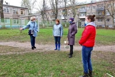 В Рязани благоустроят зеленую зону перед детским садом №69