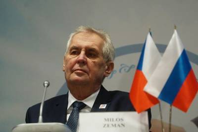 Президент Чехии выступит с чрезвычайным обращением по поводу России