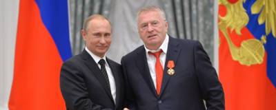 В день 75-летия Жириновский получил орден «За заслуги перед Отечеством» I степени