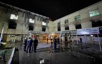 Комиссия по правам человека Ирака сообщила о 58 жертвах пожара в больнице Багдада