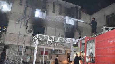 Число погибших при пожаре в больнице Багдада возросло до 82