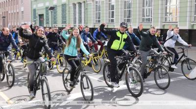 ФОТОФАКТ: "Весенний велопробег - 2021" собрал в Гомеле около 700 поклонников велоспорта