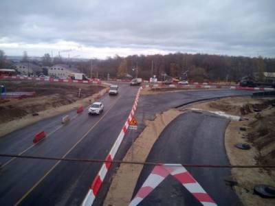 Развязку в Ольгино Нижегородской области собираются достроить к октябрю