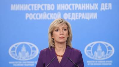 Захарова прокомментировала заявления Земана о взрывах во Врбетице