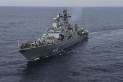 Боевые корабли ВМС РФ начали блокаду морских портов Украины