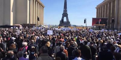 Французы – за евреев: десятки тысяч человек вышли на митинг в Париже