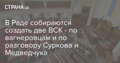 Петр Порошенко - Василий Грицак - В Раде собираются создать две ВСК - по вагнеровцам и по разговору Суркова и Медведчука - strana.ua - Крым - Парламент