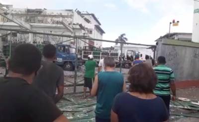 В Бразилии на заводе по упаковке кислорода произошел взрыв: видео