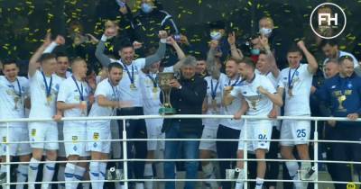 Обливание шампанским, салют и подбрасывание Луческу: как "Динамо" праздновало завоевание чемпионства