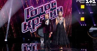 "Голос країни-11": Екатерина Осадчая в финале шоу подчеркнула фигуру роскошным платьем
