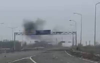 Появилось видео боевых действий под Донецком