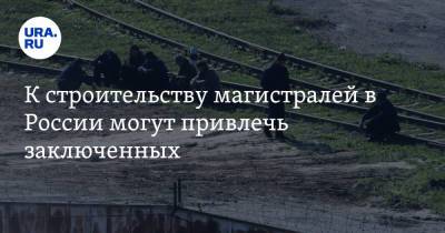 К строительству магистралей в России могут привлечь заключенных