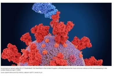 Science News назвало британский штамм коронавируса наиболее заразным и смертоносным