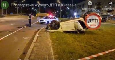 В Киеве на Левом берегу произошло жуткое смертельное ДТП (ВИДЕО)