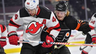 «Филадельфия» обыграла «Нью-Джерси» в матче НХЛ, Проворов отдал результативный пас