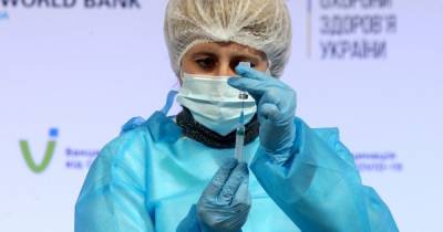 Вакцинация от коронавируса: сколько людей в Украине уже получили прививки