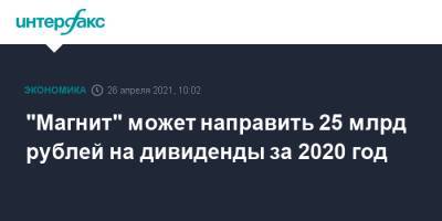 "Магнит" может направить 25 млрд рублей на дивиденды за 2020 год