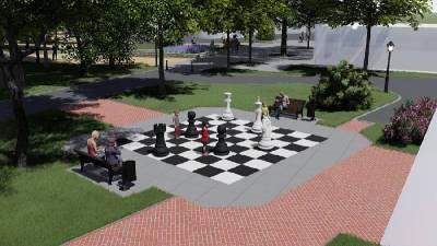 В Смоленске, у «Октября», появятся «гигантские шахматы»