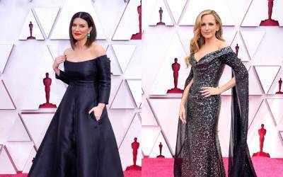Элегантные и роскошные: знаменитости в черных платьях на красной дорожке Оскара-2021